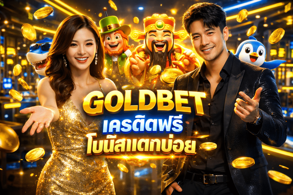 GOLDBET เครดิตฟรี โบนัสแตกบ่อย ลุ้นกันได้ตลอด 24 ชม.